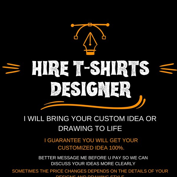 T-shirt designer i will draw a detailed vector or any line art illustration you have in mind for your shirts or hoodies