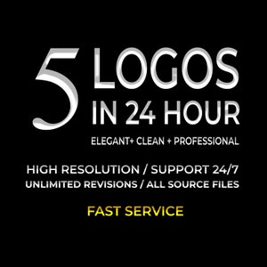 I will create 5 Professional Logo for your Business | Professional Logo Designer and Graphic Designer Expert  | Brand identity