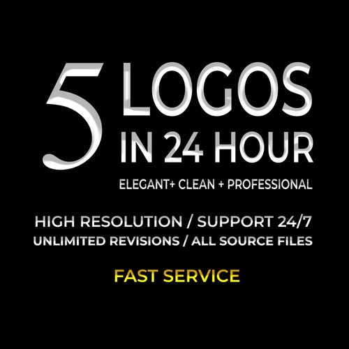 Je créerai 5 logos professionnels pour votre entreprise | Designer de logo professionnel et expert en graphisme | Identité de marque