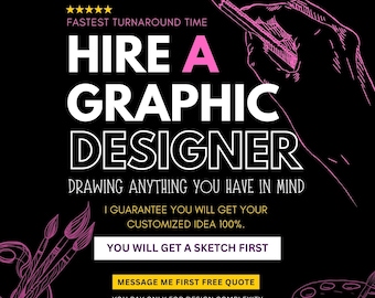 Hire A Graphic Designer ,Services : Logos, Posters, Images, character drawing