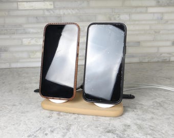 MagSafe Charging Stand | Dual iPhone & Apple Watch Dock (Chargers Not Included)