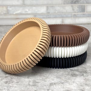 Ensemble de sous-bocks côtelés minimalistes et modernes, cadeau de pendaison de crémaillère, décoration d'intérieur