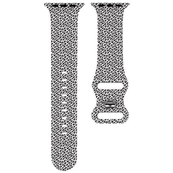 All Series - Apple Watch Band ( Leopard Black White Print  display picture 3