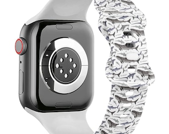 All Series - Apple Watch Armband (Sea Creature Sharks Icon Print Muster) Silikon Soft Sportuhr Armband Armband