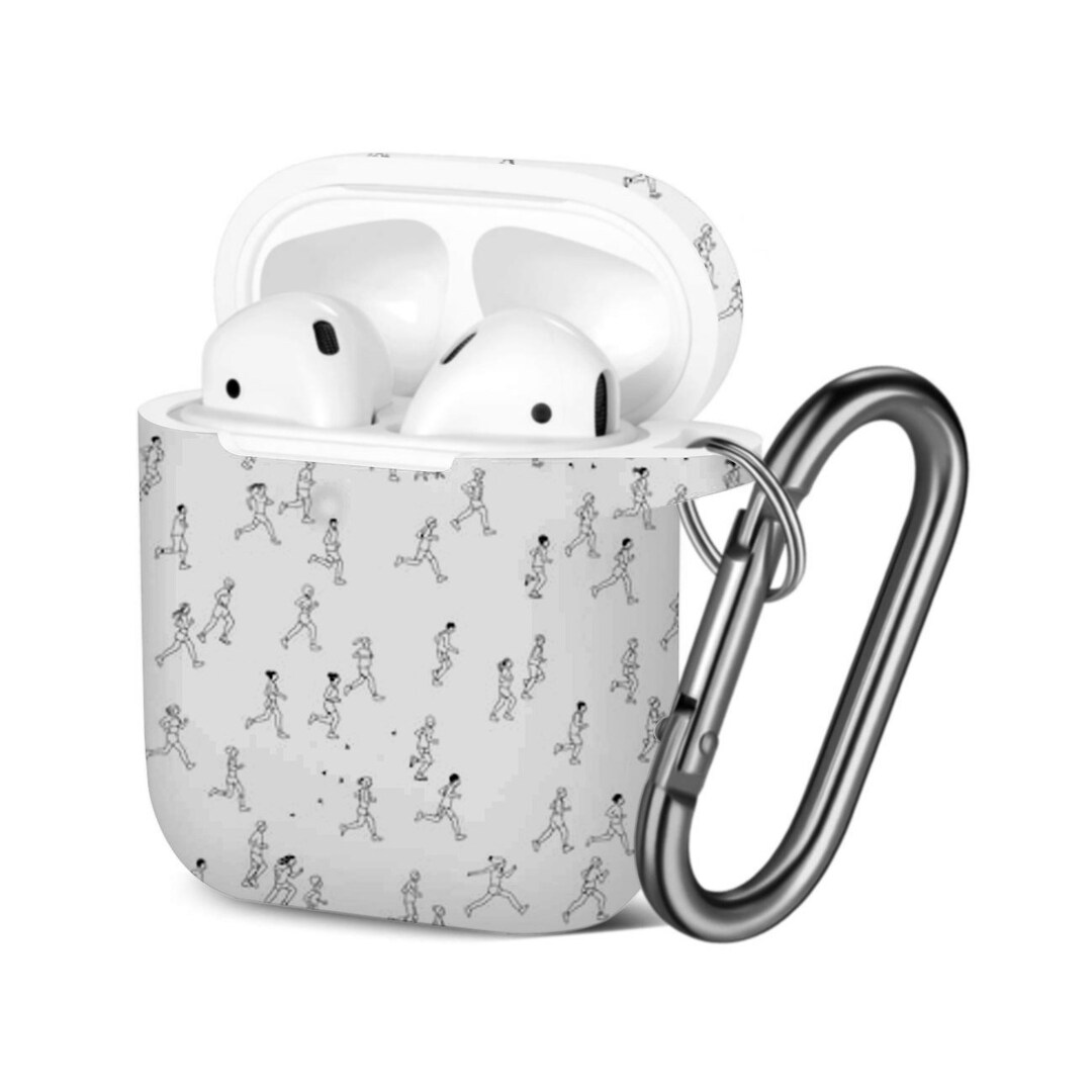 Airpods Case 1st / 2nd Gen Tiny Marathon Runners Print Etsy