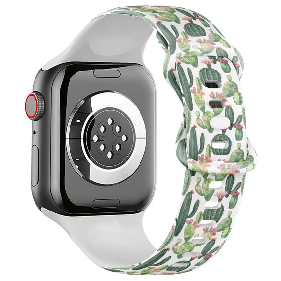 All Series Apple Watch Band Cute Watercolor Cacti Succulent