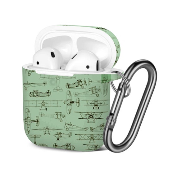 Retro Airpods Case Cover with Keychain