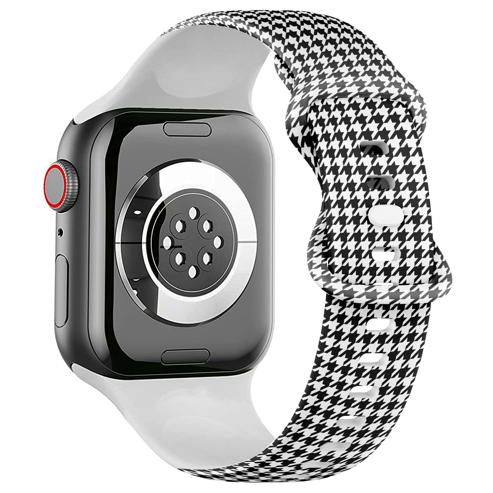 All Series - Apple Watch Band ( Houndstooth Black White  display picture 2
