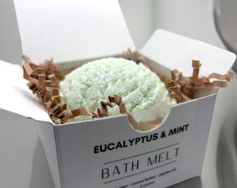 Eucalyptus Mint Bath Melt: Cocoa & Shea Butter Skin Soak