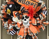 Spooktacular Skeleton Wreath