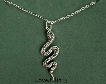 Delicate Snake Chain Necklace / Gold or Silver Available / Silver Chain / Gold Chain / Reptile / Concert Jewelry