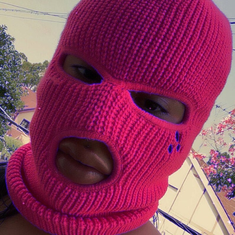 Custom Ski Mask Personalized text Embroidery Ski Mask Custom Etsy