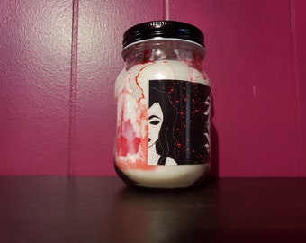 Jane The Killer inspired scented candle