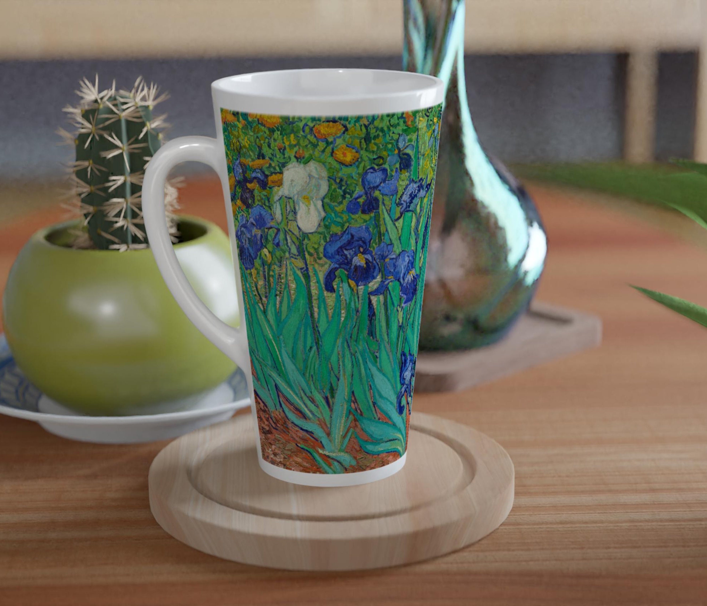 20 oz Large Ceramic Coffee Mugs, Smilatte M007 Plain Blank Tall Ceramic Cup with