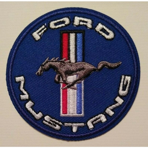 Ford Motors Emblem Patch~Car Truck Auto~4" x 1 7/8"~Embroidered~Iron Sew On 
