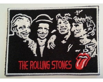 Rolling Stones~Tongue~Rock & Roll~Embroidered PATCH~2 1/4" x 1 1/4"~Iron or Sew Rolling Stones~Tongue~Rock & Roll~Embroidered PATCH~2 1/4" x 1 1/4"~Iron or Sew