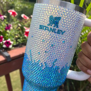 BUSOHA Bling Rhinestone Sticker Compatible with Stanley 30&40 Oz Tumbler  with Handle, Self-Adhesive Decoration Crystal Gem Sheet Stickers for Stanley  Cup Accessories : : Kitchen & Dining