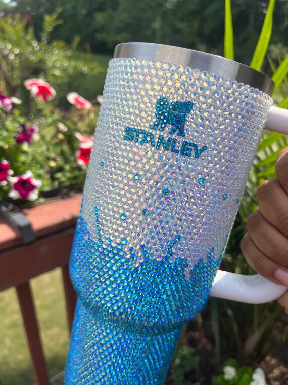 Rhinestone Stanley. Crystal Insulated Stanley Cup. 40oz Stanley. Quencher.  