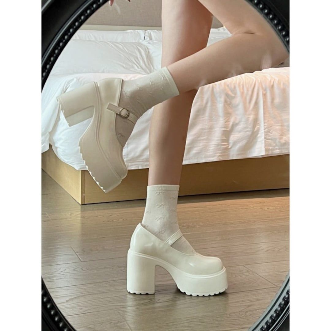 Mary Jane Platforms Mary Jane Shoes Vintage Platform Shoes Etsy