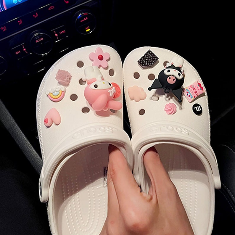 Kuromi Croc Charms Sanrio Shoes Charms My Melody Croc Etsy Canada