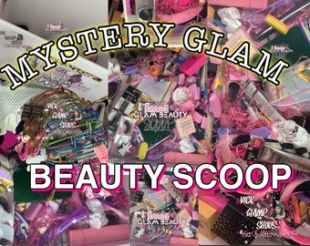 9+,14+,18+,29+,100 + Piece Mystery Glam, Beauty Scoop ,Make up, Mystery Scoop, Gift for women,  Baddies and Budgets, Women gifts for women