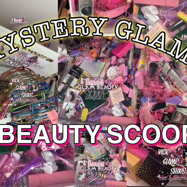 9+,14+,18+,29+,100 + Piece Mystery Glam, Beauty Scoop ,Make up, Mystery Scoop, Gift for women,  Baddies and Budgets, Women gifts for women