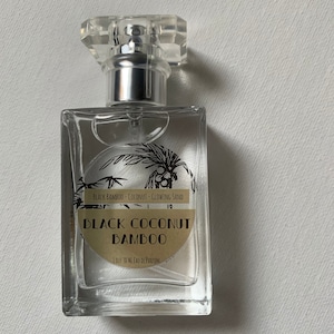 Black Coconut Bamboo Perfume Smooth Coconut Woody Tropical Fragrance 20% Concentration Extrait de Parfum