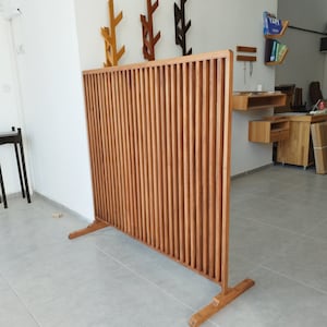 Made to order room divider, Custom-Sized Free-Standing Wooden Room and Office Dividers, Room partition, No customs duty for the USA and EU