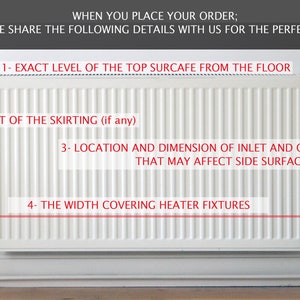 Custom Size Radiator Covers Custom Size Radiator Cover, 9-inch (23 Cm) Depth, Slatted Design, Solid ...