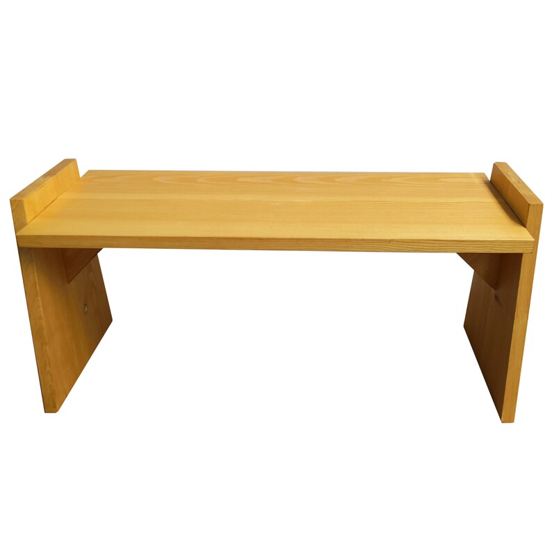 Wooden Bench Seat Stool for 2 Solid Wood Minimalist Sytlish Etsy