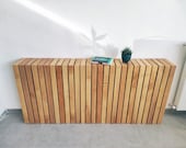 Custom Size Solid Wood Radiator heater Cover shelf and  seat: Luxury Cat Sleeping Area