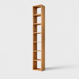 Custom Room Divider with Shelving: Wooden Partition Bookcase Easy Install & Assembly