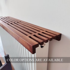 Custom Size Radiator Top Cover Shelf, No customs duty for the USA and EU, Wooden Cat Sleeping Surface, Decorative Heater Cover made to order