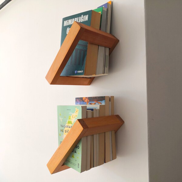 Floating Bookshelf Etsy