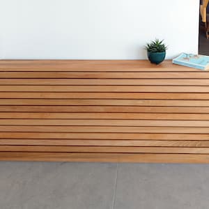 Custom Size Solid Wood Radiator Cover with Seat & Cat Bed