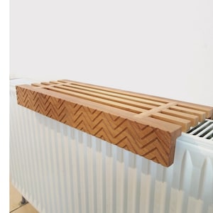 Custom Size Wooden Radiator Top Shelf: Cat Sleeping Surface, Decorative Heater Cover