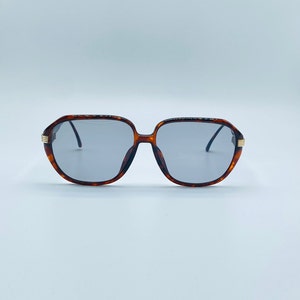 Christian Dior Monsieur 2442A 10 70s Vintage Tortoise Quadrat Einzigartige Sonnenbrille Damen & Herren NOS Made İn Germany