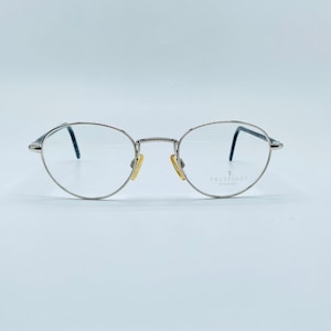 Trussardı TPL 235  90s  Vintage  Oval  Unique Eyewear Mens & Womens Frame NOS Made in İtaly