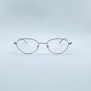 Cottet Tech 5295 CT 691 90 Vintage Titanium Small Oval Unique Glasses Women & Men Frames New Old Stock Made İn France