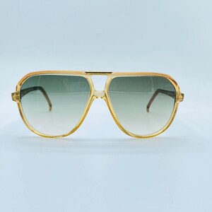 Pierre Cardin Mod. CS 220 / Vintage Unique Aviator Sunglasses / 70&#39;S / NOS/ Womens & Mens Frame / Made İn France