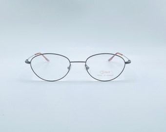 Cottet Tech 5295 CT 691 90 Vintage Titanium Small Oval Unique Glasses Women & Men Frames New Old Stock Made İn France