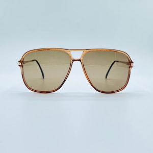 Class Mod. 3012 70s Vintage Square Aviator Sunglasses Women & Men Frames New Old Stock Made İn İtaly