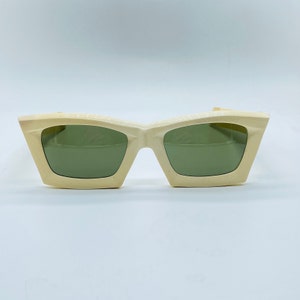 Oliver Goldsmith 1969s Vintage Square Sunglasses: NOS England Frames