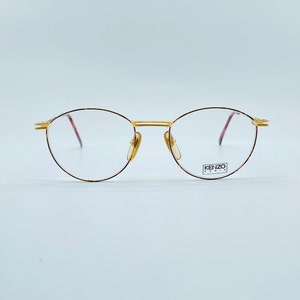 Kenzo K 237 90s vintage oval unique eyeglasses women & men frames NOS made in france
