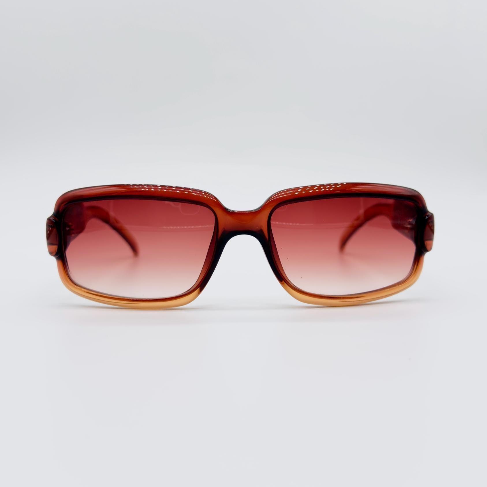 小物 GUCCI sunglasses vintage asianfit brown Gucci Vintage Authentic Sunglasses With Case, Black Frame