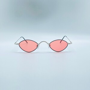 Teen Girl Korean 90s Vintage Slim Unique Sunglasses Tinted Lenses NOS Women & Men Frames