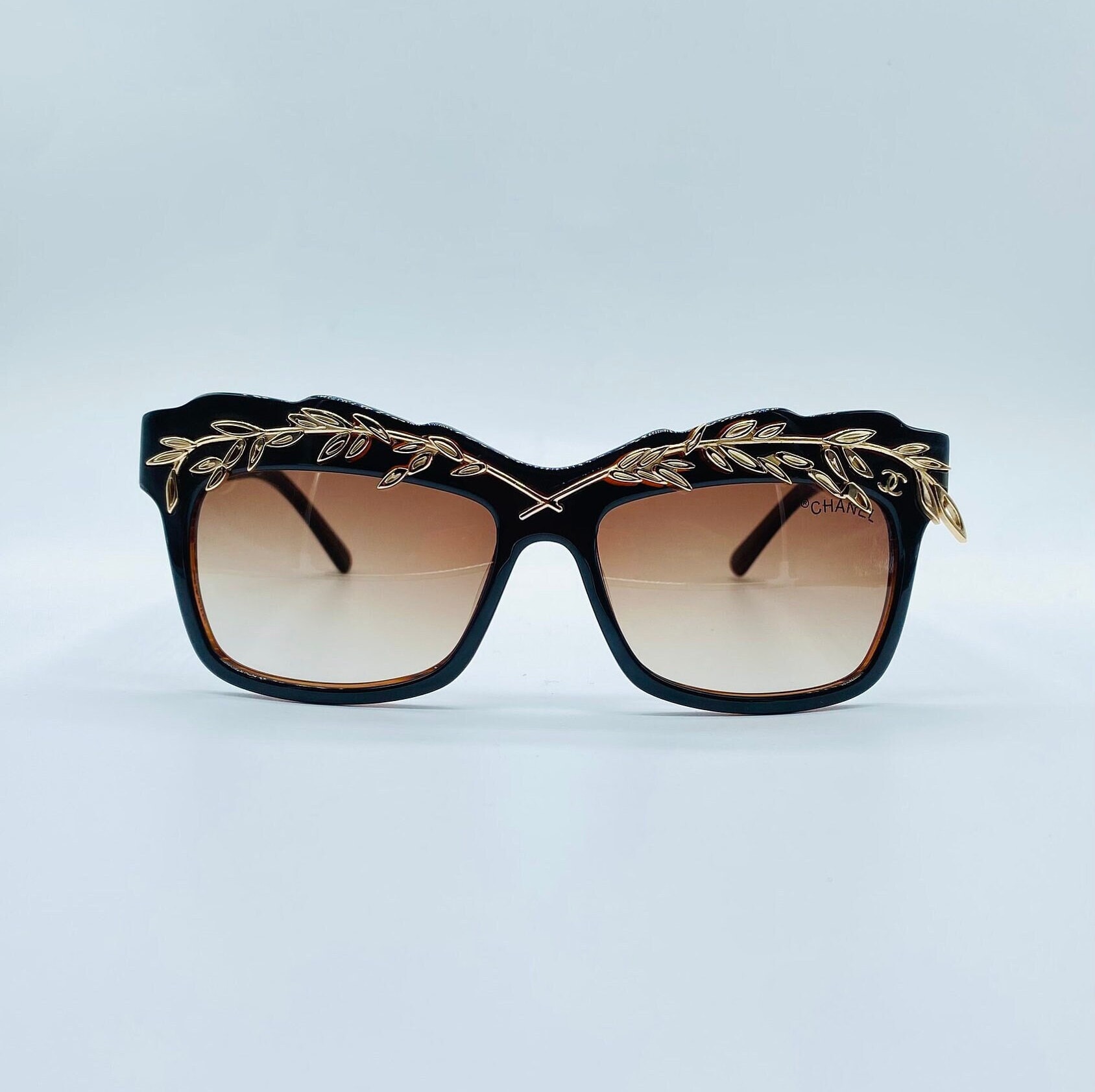 小物 CHANEL vintage sunglasses Chanel A40860 / 80s / Vintage Square Geniune Spike Pattern