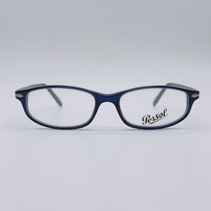 Persol 2592-V , 90s , vintage small rectangle unique eyeglasses , women & men frames , NOS