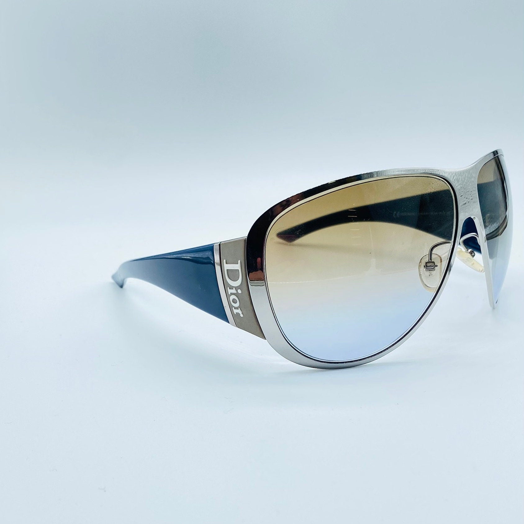 【美品】Dior AVENTURA 星ロゴ サングラス 90s Y2K Christian Dior クリスチャンディオール サングラス ロゴ 星 POP