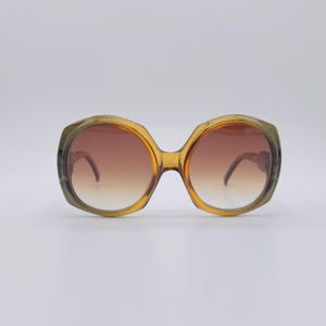 Christian Dior  D168 C.004 ,70s ,  Vintage Oversized Sunglasses Unique Sunglasses  , NOS , Women Frames